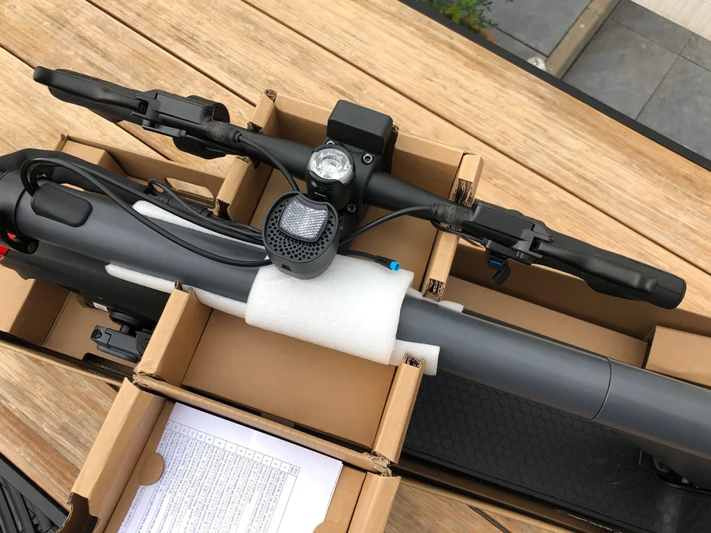 Lenker auspacken