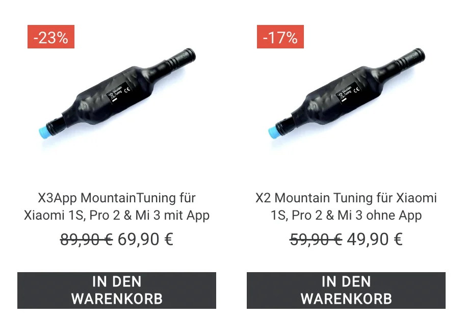 Xiaomi Tuning – Mehr Speed für Xiaomi 1S, Pro 2 & Mi 3 E-Scooter!